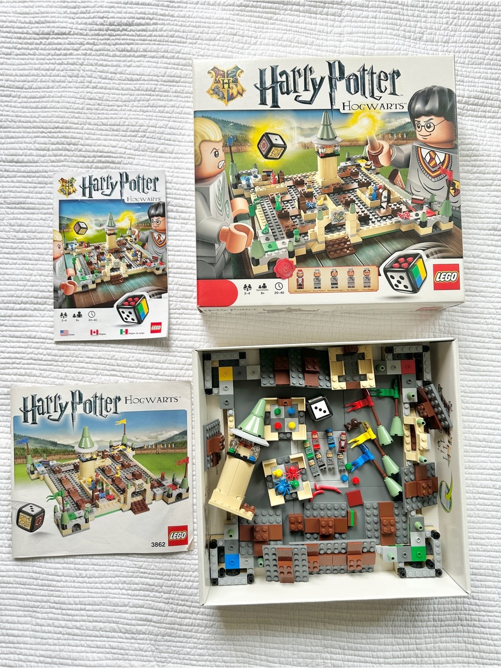 LEGO Harry Potter Hogwarts Building Game Set 3862 Incomplete